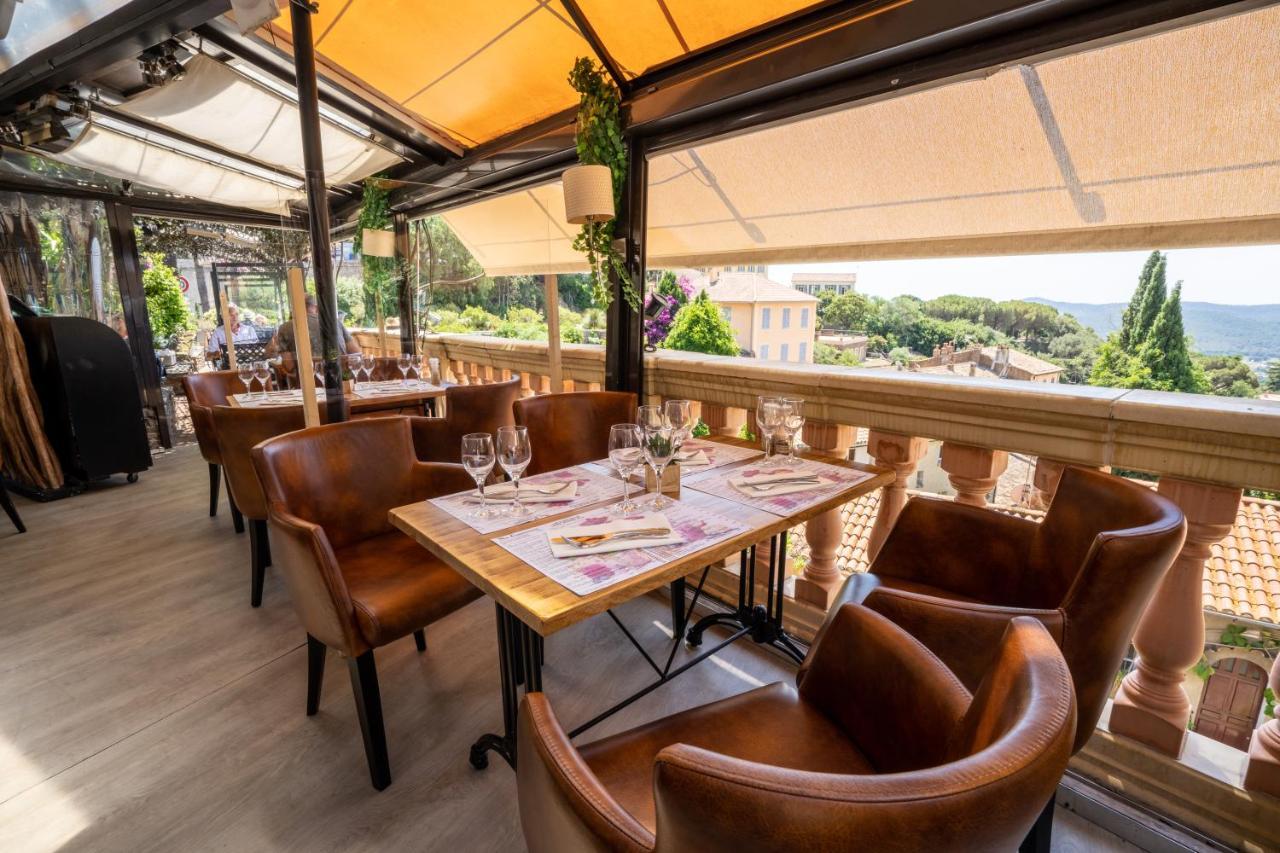 Hotel Restaurant Bellevue Bormes-les-Mimosas Exterior photo
