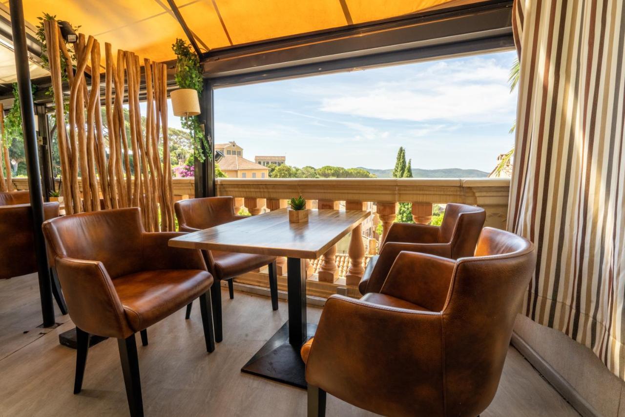 Hotel Restaurant Bellevue Bormes-les-Mimosas Exterior photo